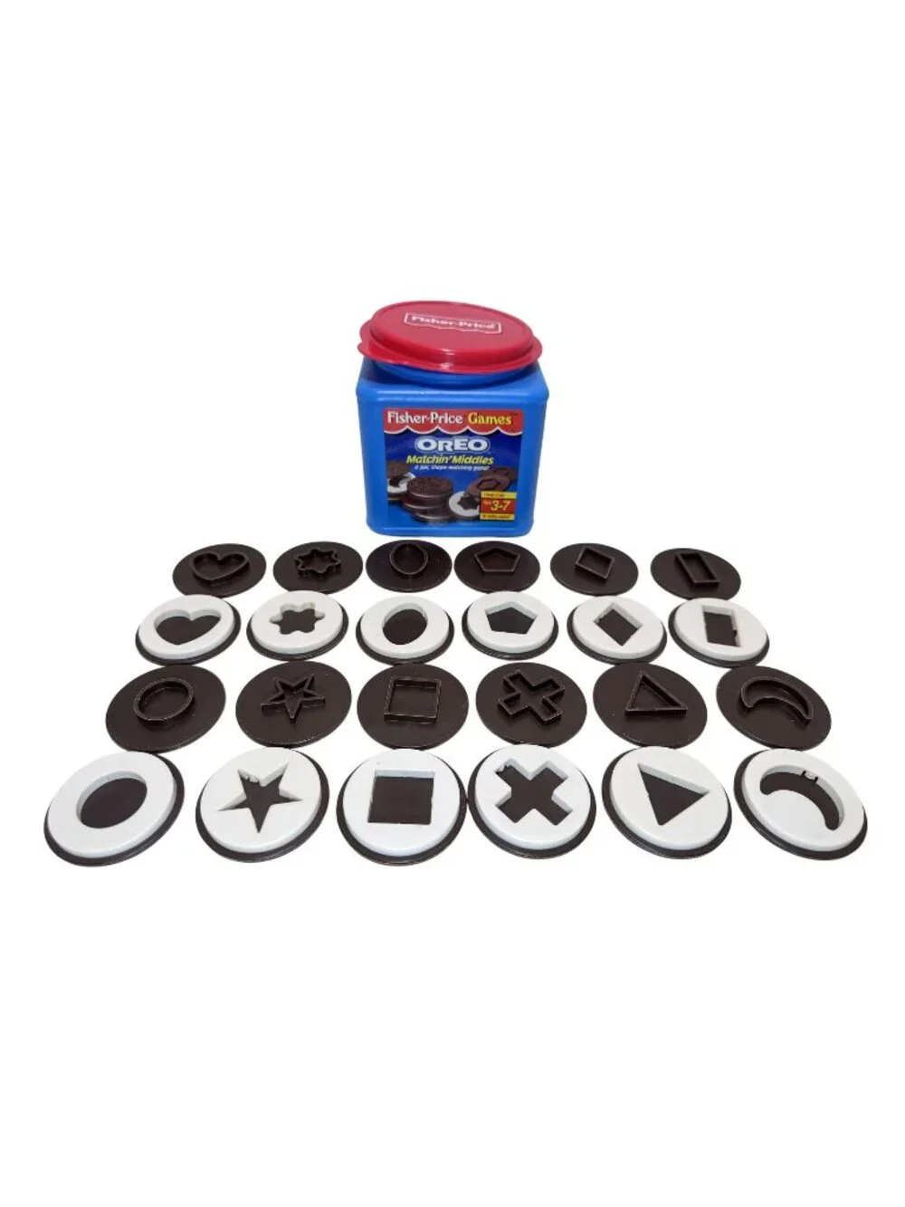 Fisher Price Oreo Matchin' Middles A Fun Shape Matching Game Complete FS